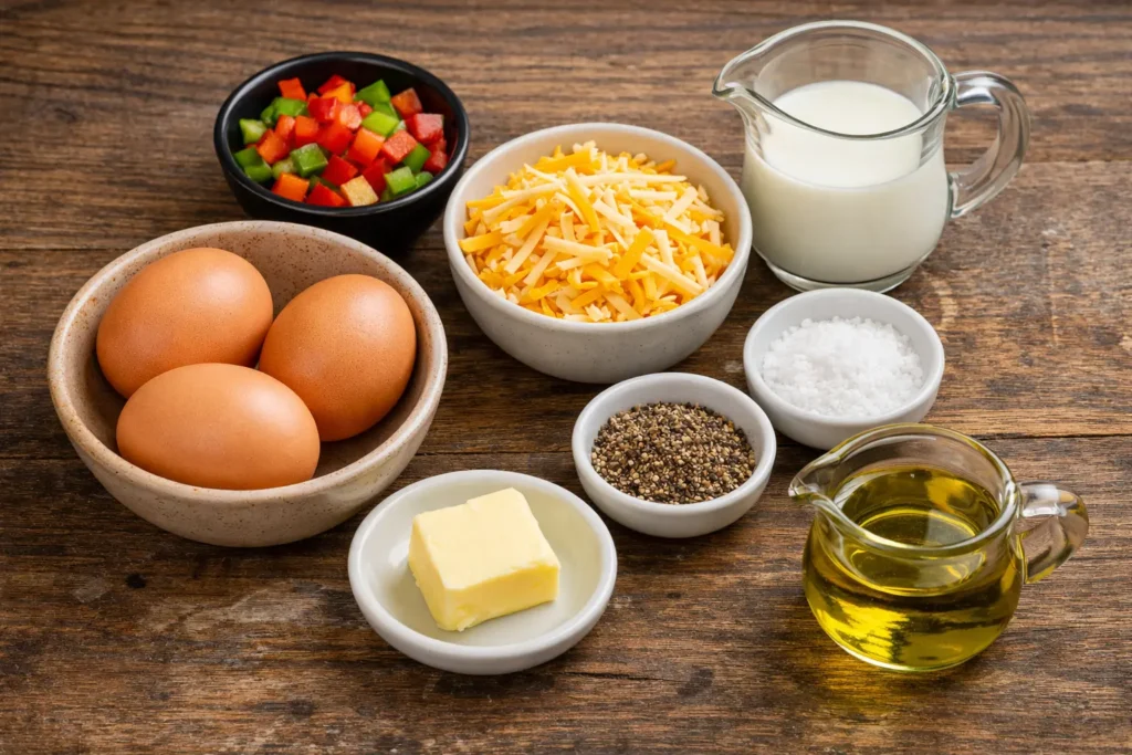 5 minute protein packed scrambled eggs for a high protein breakfast recipe