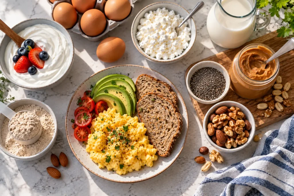 easy ways to add protein to breakfast