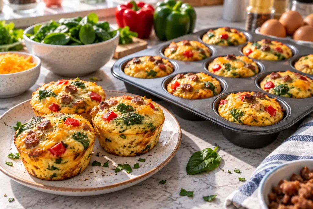 make-ahead high-protein egg muffins
